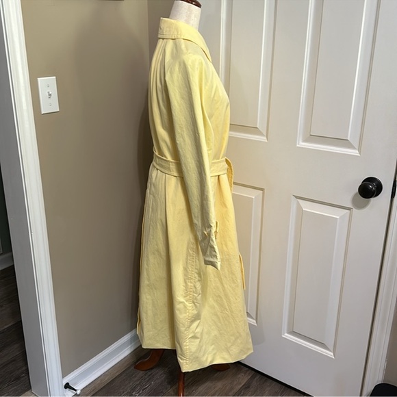 Madewell Classic Belted Trench Coat In Candlelight Yellow - Picture 4 of 9